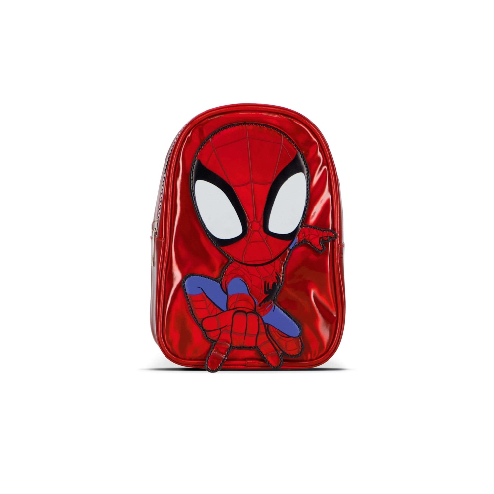 Marvel SpiderMan - Shiny Mini Backpack - Red